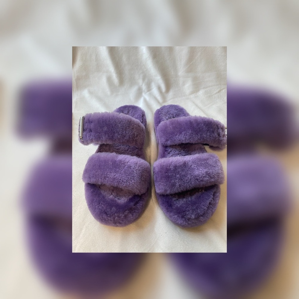 Purple UGG slippers